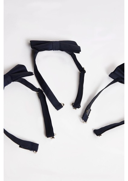 3'lü Paket Armürlü Lacivert Erkek Papyon