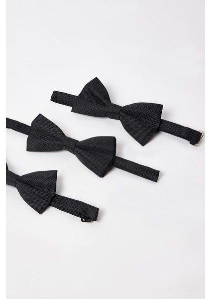 3'lü Paket Armürlü Siyah Erkek Papyon fiyatları