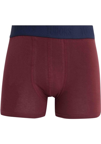 Erkek 2'li Pamuk Likralı Esnek Kumaş Boxer fırsatları