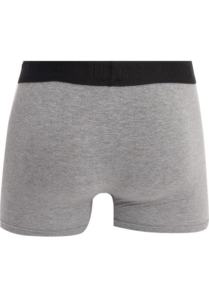 Erkek 2'li Pamuk Likralı Esnek Kumaş Boxer modelleri