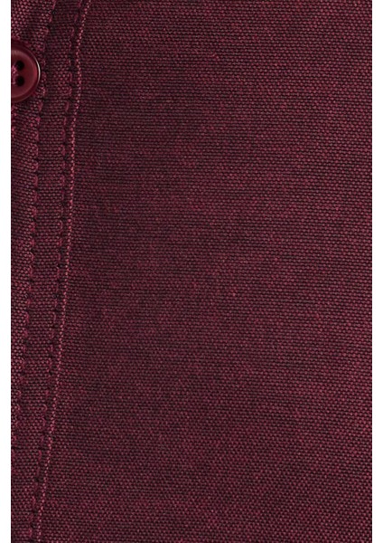 Slim Fit Dar Kesim Uzun Kol Poplin Gömlek Yaka Oxford Spor Erkek Gömlek