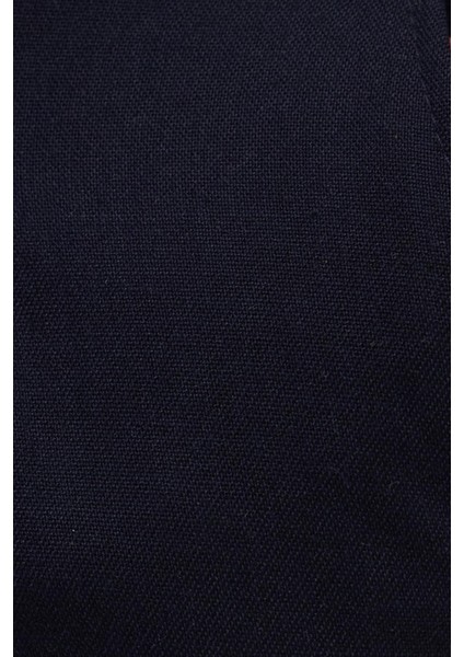 Erkek Regular Fit Klasik Kesim Normal Bel Geniş Paça Lacivert Pantolon