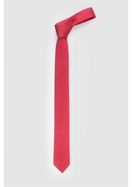 Kendinden Desenli Düz Erkek Bordo Kravat modelleri