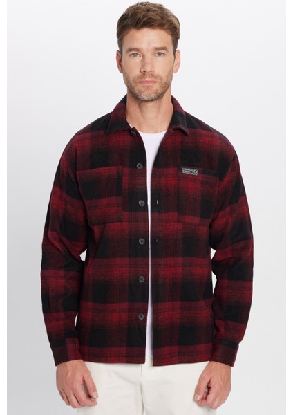 Erkek Relax Fit Rahat Kesim Oduncu Çift Cepli Kareli Yırtmaçlı Kışlık Gömlek fiyatları