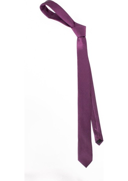İnce Armürlü Mor Erkek Kravat modelleri