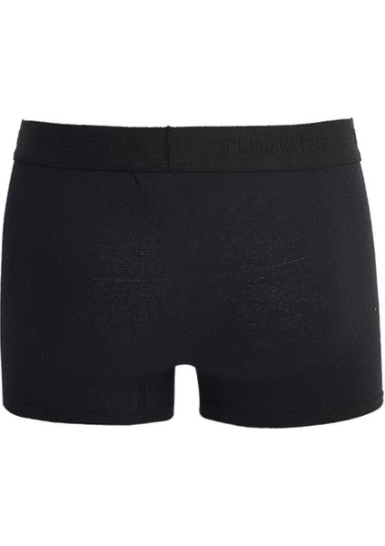 Erkek 5'li Pamuklu Likralı Esnek Kumaş Siyah Boxer modelleri