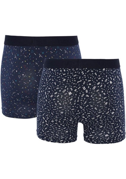 Erkek 2'li Pamuk Likralı Esnek Kumaş Boxer fiyatları