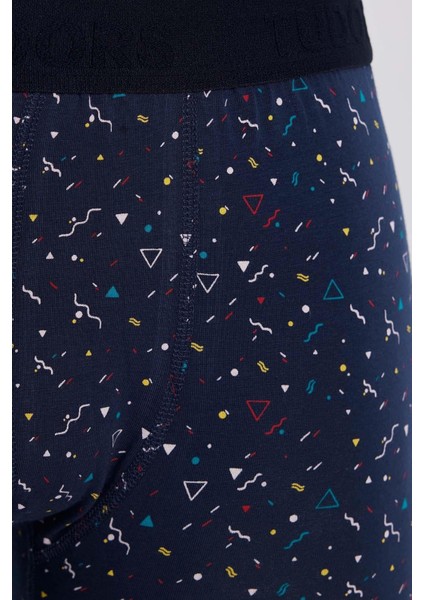 Erkek 2'li Pamuk Likralı Esnek Kumaş Boxer modelleri