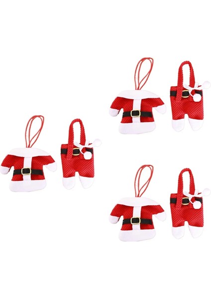 Noel Gümüş Çanta Noel Dekorasyon Süsler Yemek Masası Restoran Otel Ziyafetler Için Sofra Çantaları B (Yurt Dışından)