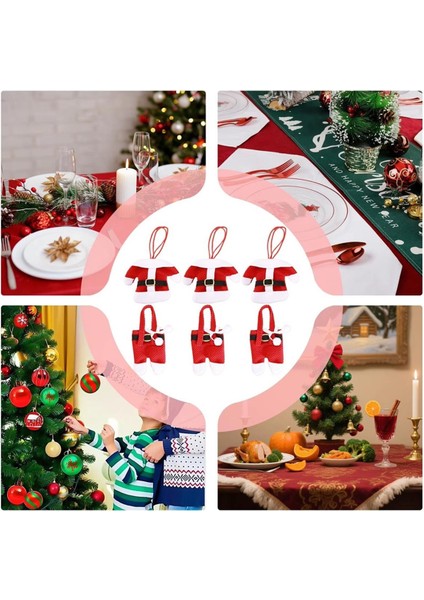 Noel Gümüş Çanta Noel Dekorasyon Süsler Yemek Masası Restoran Otel Ziyafetler Için Sofra Çantaları B (Yurt Dışından) indirimleri
