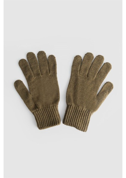 Kışlık Yün Haki Erkek Eldiven fiyatları