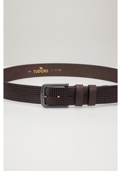 Erkek %100 Hakiki Deri 4 cm Spor Kahverengi Kemer fiyatları