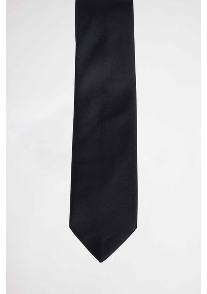 5'li Paket Düz Klasik Cep Mendilli Siyah Erkek Kravat fiyatları