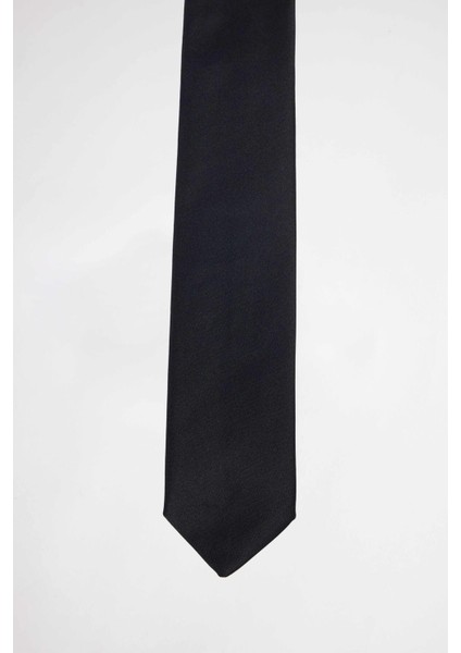 5'li Paket Düz İnce Siyah Erkek Kravat fiyatları