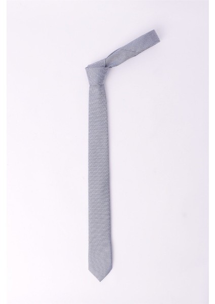 Kendinden Desenli Düz Erkek Mavi Kravat modelleri