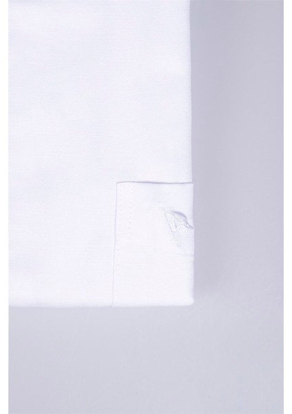 Erkek Büyük Beden Rahat Kesim Pamuklu Kolay Ütülenebilir Düğmeli Yaka Düz Beyaz Spor Gömlek modelleri