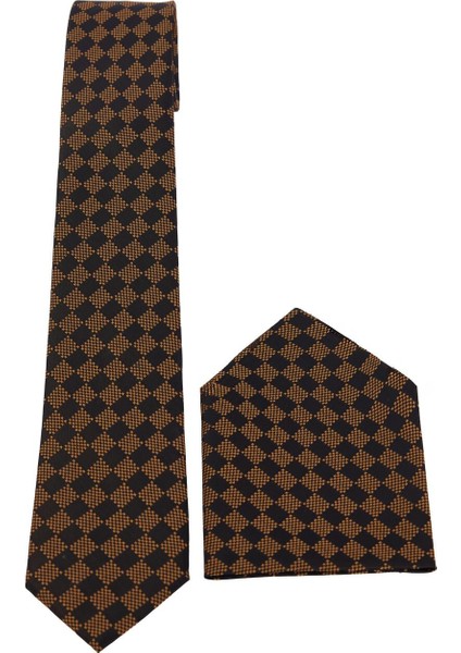 Desenli Klasik Cep Mendilli Erkek Kravat modelleri