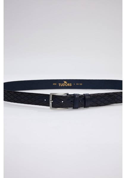 Erkek %100 Hakiki Deri 3,5 cm Desenli Klasik Siyah Kemer fiyatları