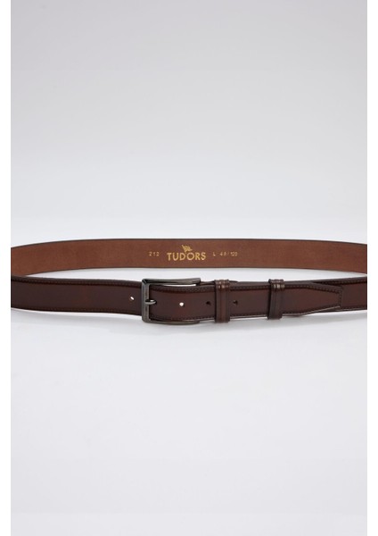 Erkek Deri 3,5 cm Klasik Taba Kemer fiyatları