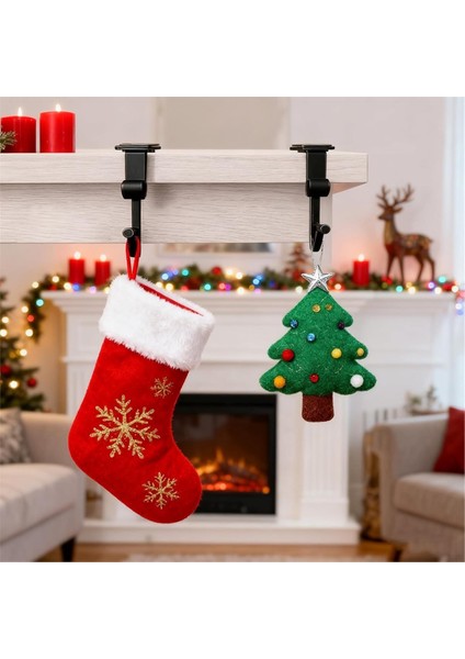 Sondaj Gerektirmez Şömine Çorap Askısı Ayarlanabilir Ikisi Bir Arada Şömine Çorap Askısı Iç Mekan Dekorasyonuna Uygun (Yurt Dışından) fırsatları