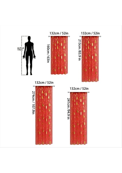 2 Adet Noel Şeffaf Perdeleri, Kar Tanesi ile Oturma Odası Için Pencere Perdeleri 52 &quot;w x 83.9&quot; L (Yurt Dışından) indirimleri