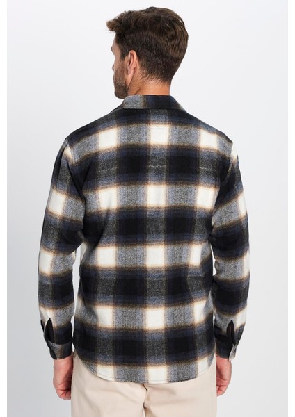 Erkek Regular Fit Klasik Kesim Oduncu Tek Cepli Kışlık Gömlek indirimleri