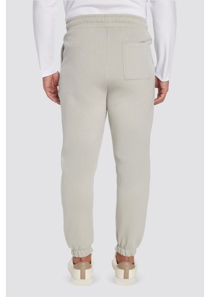 Unisex Relax Fit Rahat Kesim Şardonlu 3 Cepli Lastikli Jogger Paça Taş Renk Eşofman Altı indirimleri