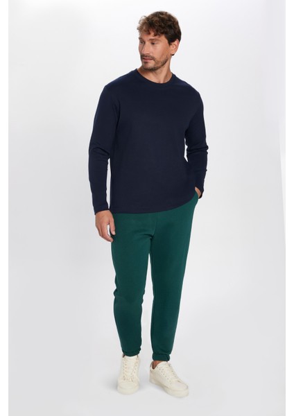 Unisex Relax Fit Rahat Kesim Şardonlu 3 Cepli Lastikli Jogger Paça Yeşil Eşofman Altı fiyatları