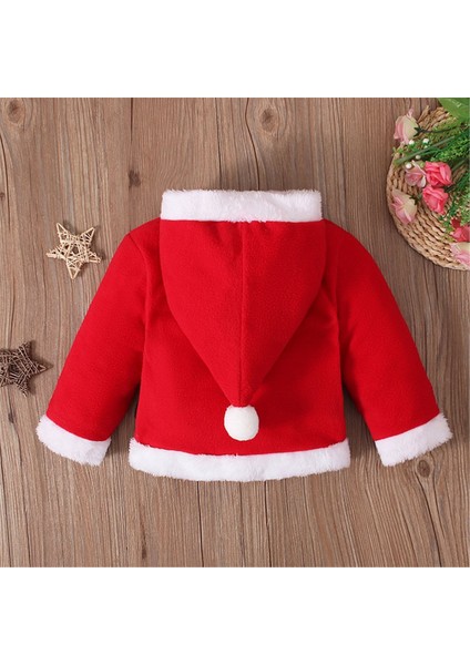 Noel Kapüşonlular Çocuklar Noel Baba Kapşonlu Ceket Pelerin Palto Kemer ile Cosplay Şenlikli Noel Kıyafetleri Çocuklar Için 120 (Yurt Dışından) fırsatları