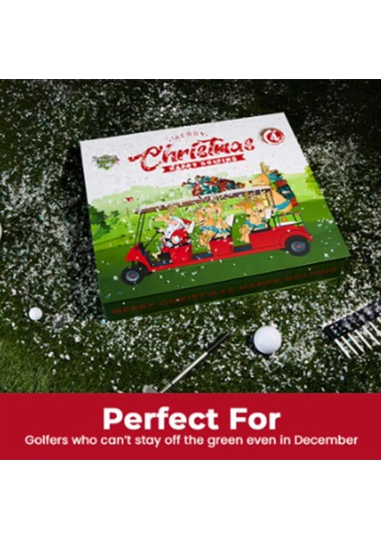 Golf Takvimi Advent 2025 Golf Süslemeleri Advent Küçük Spor Araçları Raf Masası Ofis Oturma Odası Için Noel Takvimi (Yurt Dışından) indirimleri