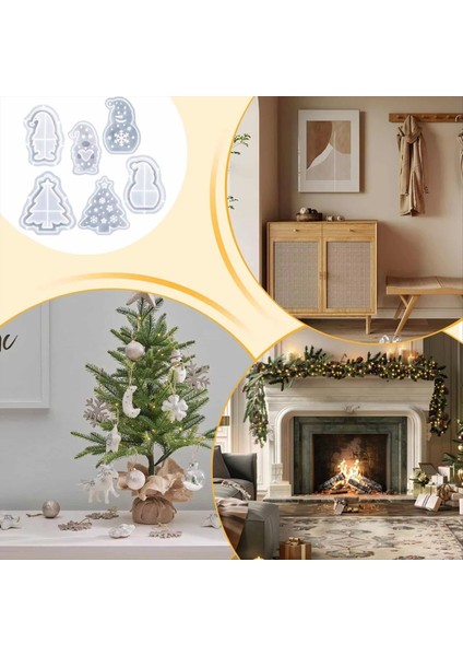 Tatil Silikon Kalıplar 3D Alçı Süs Kalıpları Set Sanat Zanaat Kalıp Ev Odası Düğün Parti Dekorasyon Masa Için (Yurt Dışından) modelleri