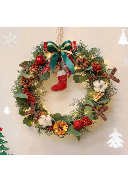 Noel Çelenk Bağları 16 Adet 20IN Esnek ve Yeniden Kullanılabilir Büküm Bağları Korkuluklar Için Ev Dekor ve Tatil El Sanatları Kahverengi (Yurt Dışından) indirimleri