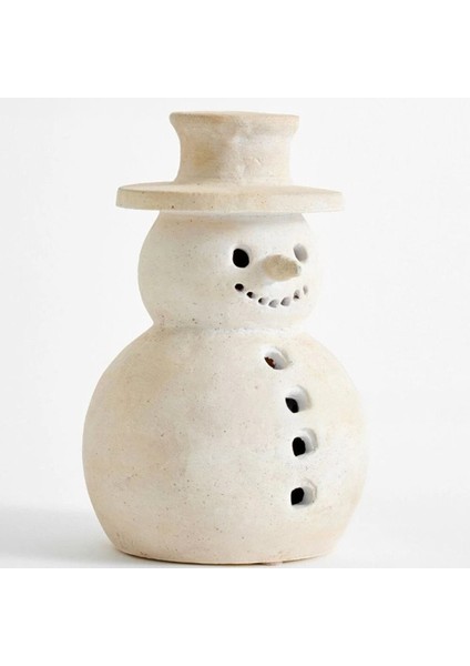 Noel Süslemeleri - El Yapımı Kardan Adam Figürleri - 1 Paket Beyaz Kış Dekoru Tatil Rustik Ev Için Benzersiz Dekor A (Yurt Dışından) fırsatları