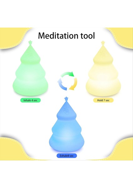 Farkındalık Için Solunum Lambası Kılavuzlu Görsel Meditasyon Aracı Nefesinizi Yavaşlatın Zihninizi Sakinleştirin Stres Anksiyete Giderici (Yurt Dışından) modelleri