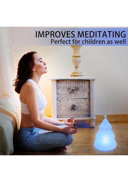 Farkındalık Için Solunum Lambası Kılavuzlu Görsel Meditasyon Aracı Nefesinizi Yavaşlatın Zihninizi Sakinleştirin Stres Anksiyete Giderici (Yurt Dışından) indirimleri