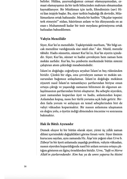 Hz. Peygamber’in Hayatı - İbn Hişâm indirimleri