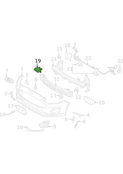Ford Dış Hava Sıcaklık Sensörü 2012-2020