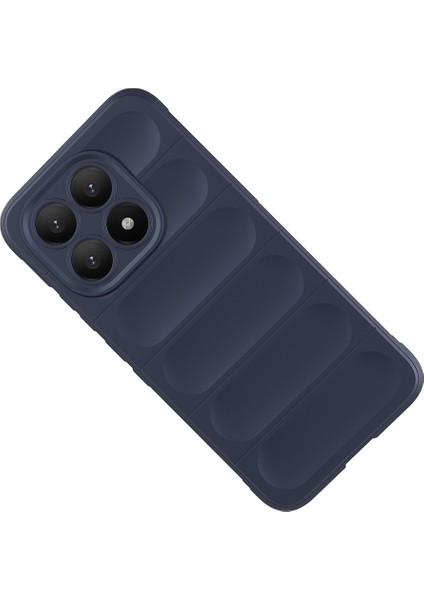 Xiaomi 15T Kılıf Esnek TPU Oyuklu Arka Yüzey Tasarımlı Etnik Silikon Kapak Lacivert fiyatları