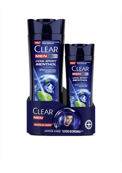 Men Cool Sport Menthol Shampoo 350 Mı + 180 Mı Set