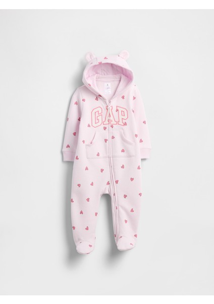 Bebek Pembe Gap Logo Desenli Tulum