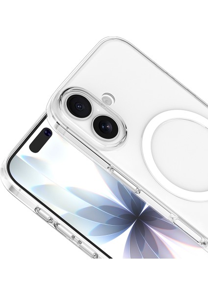 Apple iPhone 16 Kılıf IC Çipli Wireless Şarj Özellikli Orjin Kapak Şeffaf fiyatları