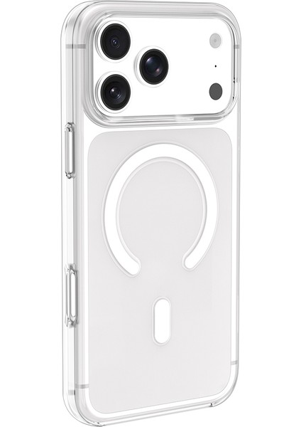 Apple iPhone 17 Pro Max Kılıf IC Çipli Wireless Şarj Özellikli Orjin Kapak Şeffaf fiyatları