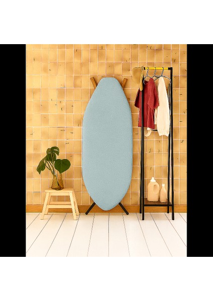 Ütü Masası Kılıfı Keçeli Mavi Battal Boy Xxl Pamuklu Yanmaz Üretim