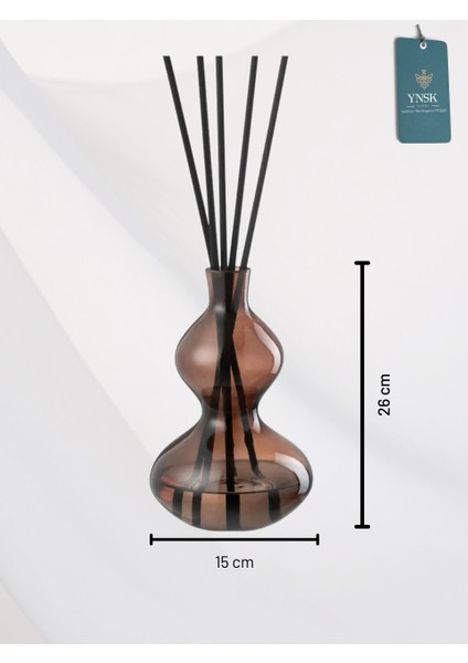 Luxury | Gılden Tranquılıty | Reed Diffuseur Şişesi & Oda Kokusu | Ebony & Rose 500 ml fırsatları