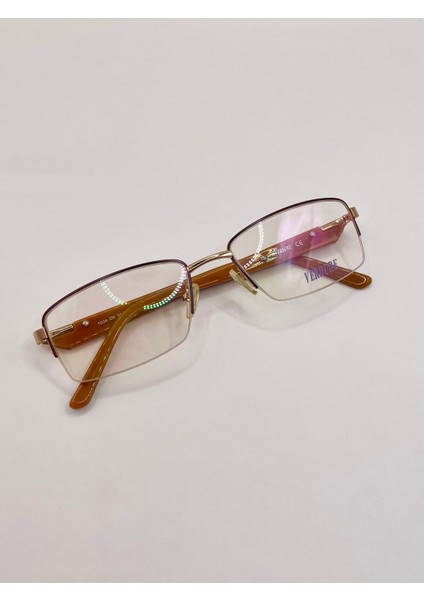 Gold – Bal Rengi Metal Detaylı Unisex Gözlük Çerçevesi – Optik Cam Değişimine Uygun fırsatları