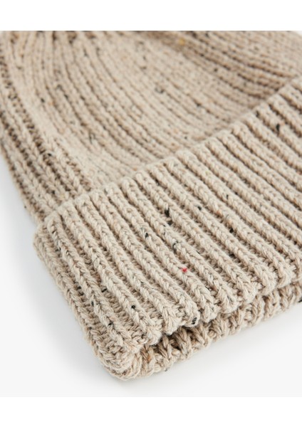 Kırçıllı Katlı Örgü Bere modelleri