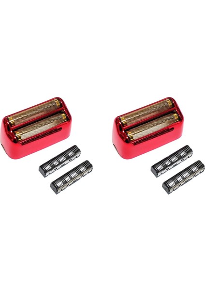 Babylisspro Fx3 Için 2x Elektrikli Tıraş Makinesi Tıraş Başlığı Profesyonel Hızlı Yedek Çift Folyo Tıraş Makinesi Kafası A (Yurt Dışından)