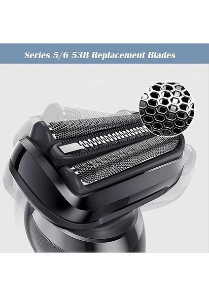 52S/52B Yedek Kafa Bıçak Parçası Braun Serisi 5 Elektrikli Tıraş Makinesi Jilet 5050CC 5070CC 5190CC/5020S 5030S 5040S B (Yurt Dışından) modelleri