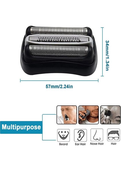 32B Yedek Kafa Folyo ve Kesici Braun Series 3 Tıraş Makineleri ile Uyumlu 32B 3000S 3010S 3040S 3050CC 3070CC 3080S (Yurt Dışından) fiyatları