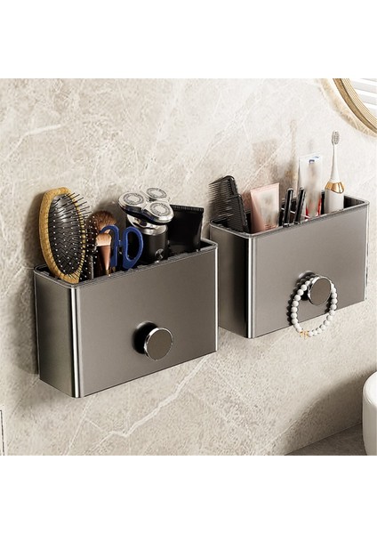 Alüminyum Diş Fırçası Tutucu Duvara Monte - Diş Fırçası Diş Macunu Için Yerden Tasarruf Sağlayan Banyo Organizatörü (Yurt Dışından) modelleri